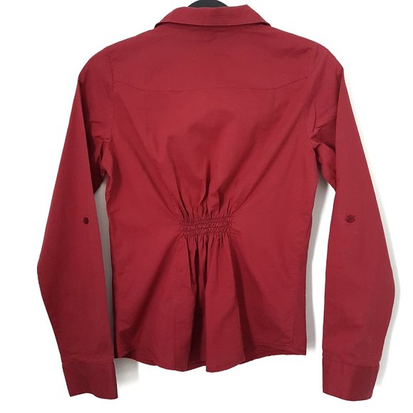 Active Basic Women Red Collar Shirt, M - NWOT - Picture 4 of 6